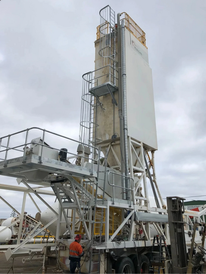 Mobile Concrete Batching Plant